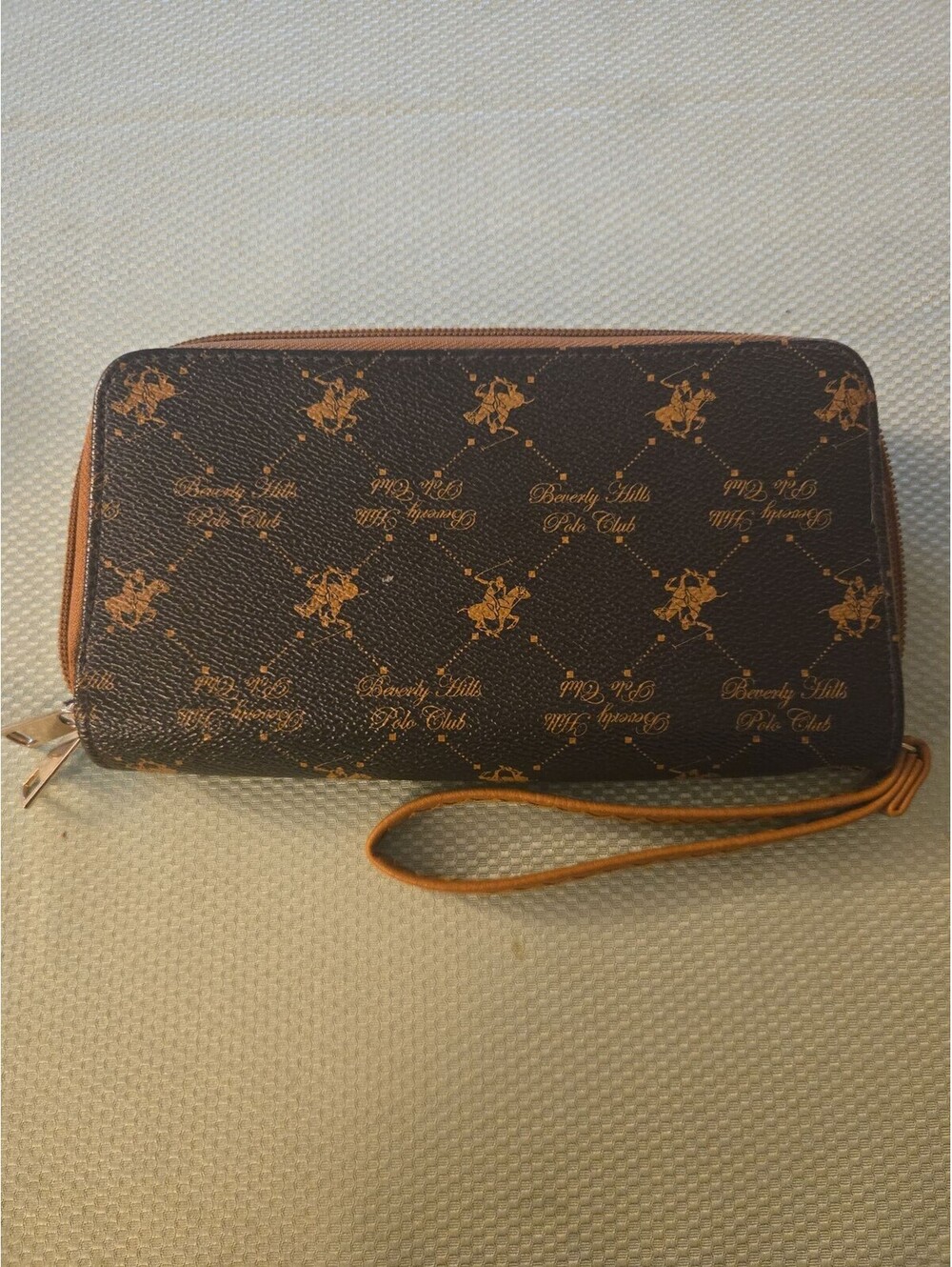 Beverly Hills Polo Club Monogram Wristlet Wallet - Picture 2 of 5